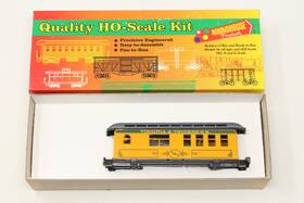 03737 Roundhouse Ho 34ft Overton Business Car Virginia And Truckee V&t Yellow Kit