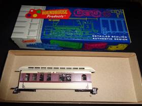 03738 Roundhouse Ho Maryland And Pennsylvania Overton Observation Train Car Kit 3738