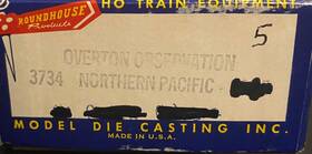 Swd3 Roundhouse 3734 Ho - 34ft Overton Observation Car Northern Pacific