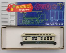 3735 Roundhouse Ho 34ft Overton Central Pacific Observation Car Kit