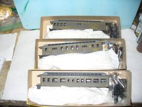 3-roundhouse Roundhouse 5022 5060 5060/5022/5066 Ho Ftpassenger Car Kitsft-2xpullmans 1xbusiness