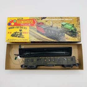 5022 Roundhouse Ho 50ft Baggage Car Kit Up Cp Golden Gate Special Partial Ambled