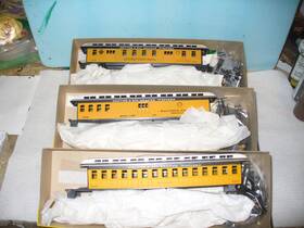 3-roundhouse Roundhouse 5201 5211 5201/5211/5251 Ho Ft50 Ft. Old-time Passenger Car Kitsft-d&rgw-nib