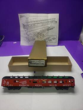60844 Roundhouse #8 Ho 80ft Pullman Palace Car 101 Ranch Wild West Diner