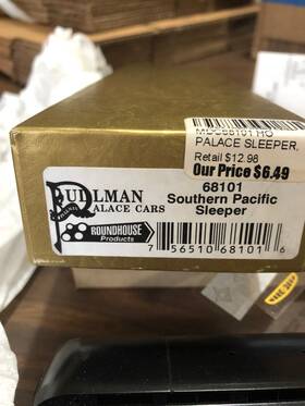 68101 Roundhouse Ho Pullman Palace Sleeper Southern Pacific New #2