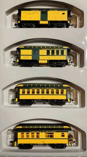 84306 Roundhouse Ho Scale Overton Passenger Car Set Virginia And Truckee #84306
