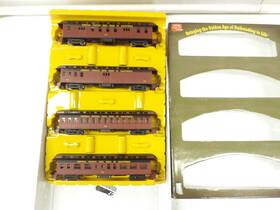 84834 Roundhouse Ho Overland 4-car Passenger Set Central Pacific