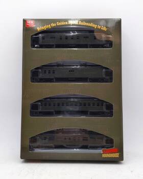 84839 Roundhouse Ho Colorado And Southern 50ft Old Time Overland Car Set Of 4 Ln