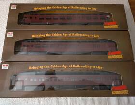 85366 Roundhouse 85386 85306 Canadian Pacific Pullman Palace 3 Car Set Nib