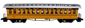 88100 Roundhouse N 50ft Overland D&rgw Coach #321 Rapido Cplrs Mtl Whls No Box