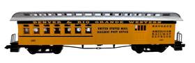 88120 Roundhouse N 50ft Overland D&rgw Pass Combine #122 Rapido Mtl Whls No Box