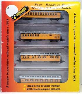 4-carpass Roundhouse 89414 N 50ft Overland D&rgw Rapid Knuc Cplrs Mtlwhls #2