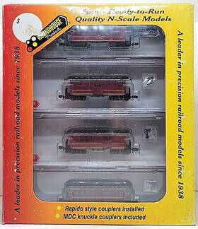 89430 Roundhouse N 34ft Overton Acl 4car Passset Rap Knuc Cplrs Mtl Whls Nib #3