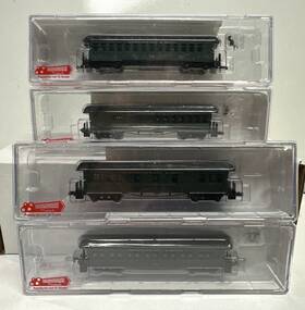 89489 Roundhouse N Scale Rtr C&o Chesapeake And Ohio Overland Passenger Cars 4-pack