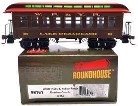 99161 Roundhouse Ho Scale White Pass And Yukon Route Overton Coach #254 Ln/box
