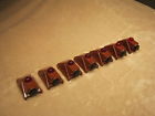 6-2282 Rust Working Aluminum Lionel Color Bumpers -scale Lot 7 Illuminated