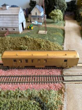 E-206-b S. Soho & Co. Ho Brass Southern Pacific Harriman 62ft Railway Post Office. Unpainted. Iob