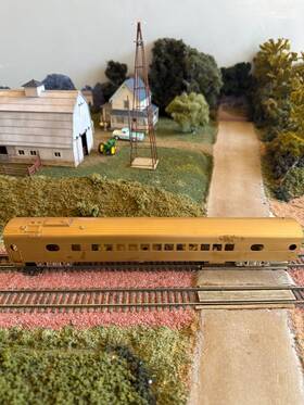 Soho-0460 S. Soho & Co. Ho Brass 0460 Milwaukee Road # 480 Coach. Unpainted. Iob