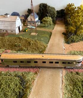 Soho-1107 S. Soho & Co. Ho Brass 1107 R.i. Golden State #478 Inch Vista Observation Car. Iob