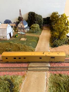 Soho-1403 S. Soho & Co. Ho Brass 1403 Great Northern #1200 Baggage-dormitory. Unpainted. Iob