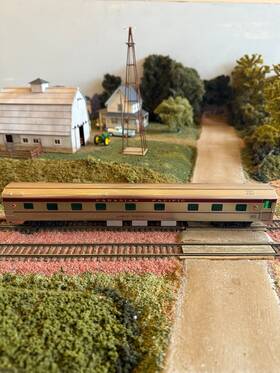 Soho-2204 S. Soho & Co. Ho Brass 2204 Canadian Pacific Abbott Manor Sleeper. Custom Finished. Iob