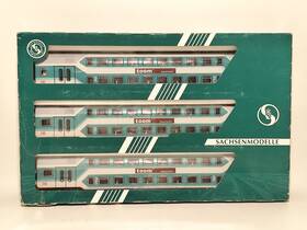 14014 Sachsenmodelle Ho Scale Db Double Decker Coach Set Toom Baumarkt 3 Cars Germany