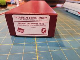 Milw-08 Shoreham Shops Ho Brass Milwaukee Rd Creek Series Sleeper Skytop Milw 08 Fp