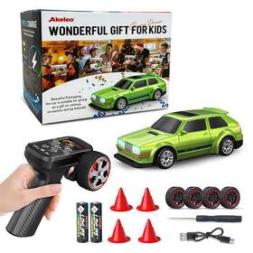 Skynexus B0g294qb84 Mini Rc Drift Car 1/43 With Gyroscope 4wd Proportional Remote 2.4ghz Ho