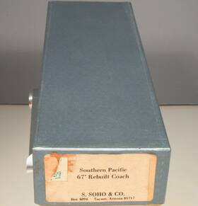 C-60-8 Soho 0202 Ho Brass #0202 67 Southern Pacific Harriman Rebuilt Coach C-60-6 9