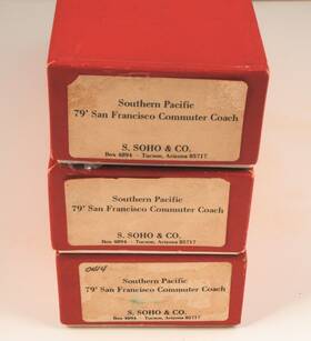 0414 Soho Lot Of 3 S. And Co. Ho Brass #0414 79 Sp San Francisco Commuter Coach