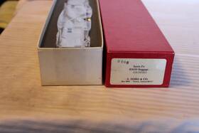 3650 Soho 0708 Ho Scale S. And Co. Baggage Car Santa Fe #3650 Brass Silver Plated