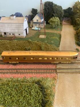 E-317 Soho Ho Brass Illinois Central Sleeper-obs Inch Gulfport With Champ Decals. Iob