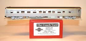 1287.2 The Coach Yard #1287.2 Ho Brass Santa Fe Ftpolaccaft 4-4-2 Slpr Ca. 1950s Tcy Xlnt