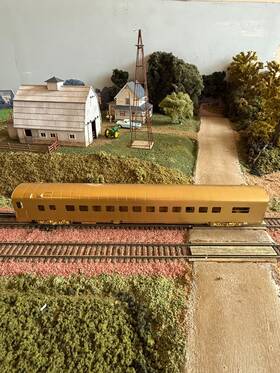 Cyd-0027 The Coach Yard Ho 0027 Brass Southern Pacific 44-seat Chair Car Skirted . Iob