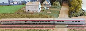 10274-75-76 The Coach Yard Cyd-1050 Ho 1050 Southern Pacific Articulated Diner 10274-75-76. Custom. Iob