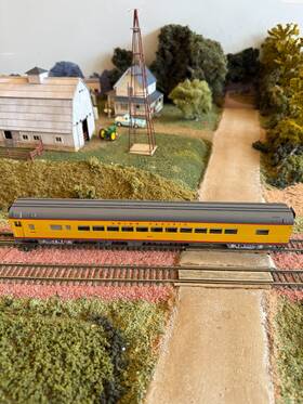 Cyd-1309 The Coach Yard Ho Brass Cyd #1309 Union Pacific #5508-27 Coach. Custom Finish. Iob