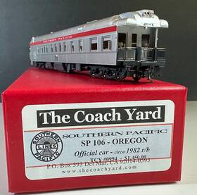 0994 The Coach Yard Tcy-#0994 Southern Pacific Business Car Sp Oregon Ho Brass 2024 New