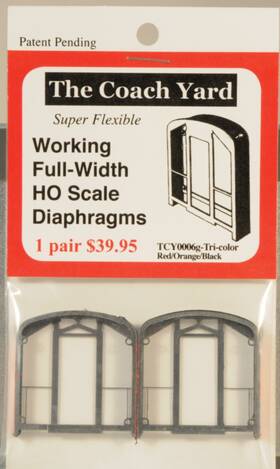 Tcy0006g The Coach Yard 1 Pair Of Full Width Working Ho Diaphragms Tri-color