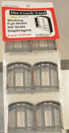 Tcy0007g The Coach Yard 6 Pairs Of Full Width Working Ho Diaphragms Tri-color