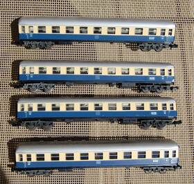 13074 Trix 4 Minitrix N Db Coaches
