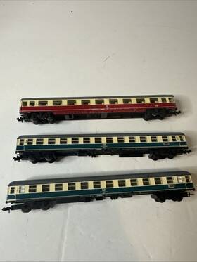 15754 Trix N Scale Db Railway Speisewagen Dining/coach Passenger Car X3