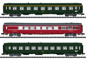 18219 Trix N French State Railways Nizza-paris Express Passenger Car Set Of 3
