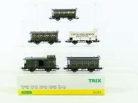 21253 Trix Ho Scale K.bay.sts.b. Royal Bavarian Passenger And Freight 5-car Set