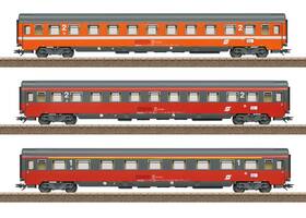 23111 Trix Ho Obb Fd Mozart Passenger Car #2 Set Of 3