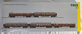 24793 Trix 24973 Ciwl Orient Express Passenger Train Car Set Ho New