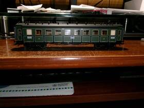 43363 Trix Punktkontakt Ho Scale Item # 3rd Class Coach Car-k.bay.sts.b