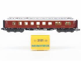 51318100 Trix N Scale Internationale Eisenbahn Schlafwagen Passenger Car #1687d