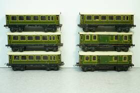 Trix Express 21/151 21/152 4 X 21-152 1935 Coaches And 2 21-151 Baggage Cars