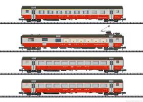 T18720 Trix N Sbb Swiss Express Coach Set A Of 4