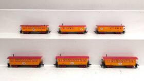 T6215 Tyco Ho Scale Dixie Bell Of 1860/western And Atlantic Passenger Cars 6 Ex